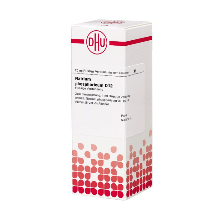 DHU Natrium phosphoricum D12 Dilution, 20 ml Solution