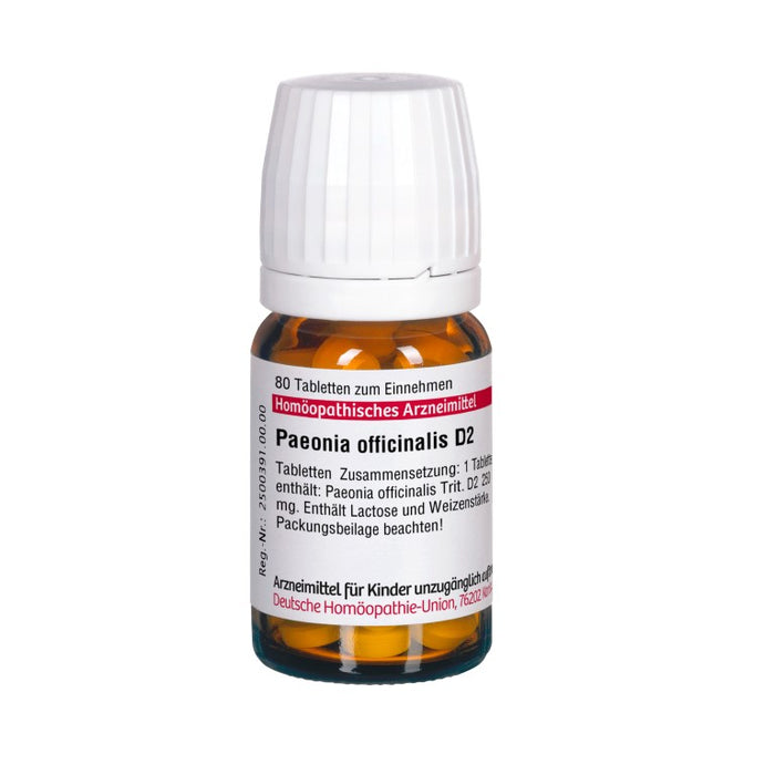 Paeonia officinalis D2 DHU Tabletten, 80 pc Tablettes
