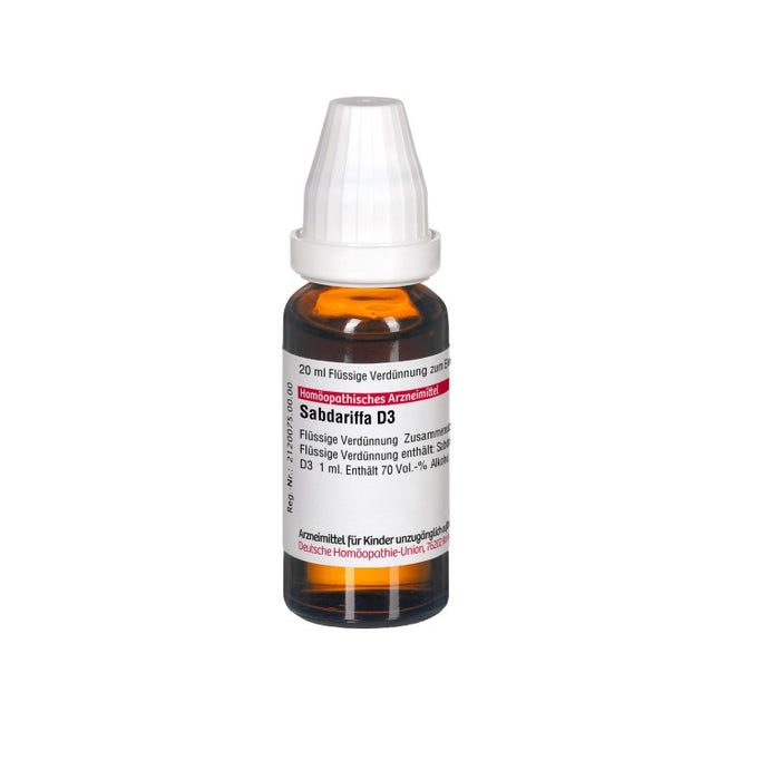 Sabdariffa D3 DHU Dilution, 20 ml Solution
