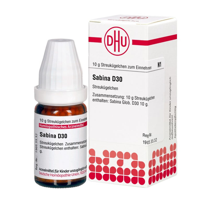 Sabina D30 DHU Globuli, 10 g Globules