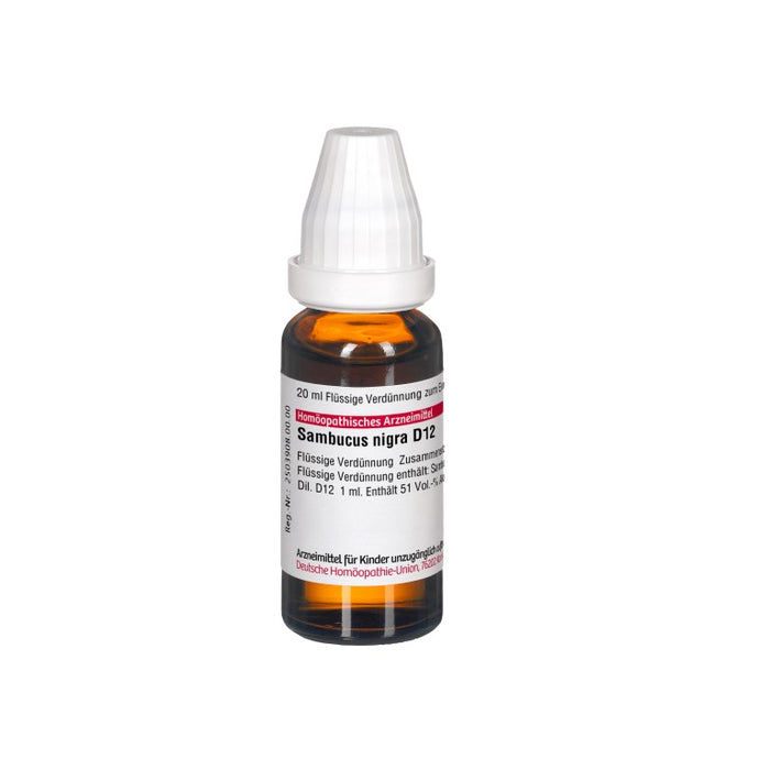 Sambucus nigra D12 DHU Dilution, 20 ml Solution
