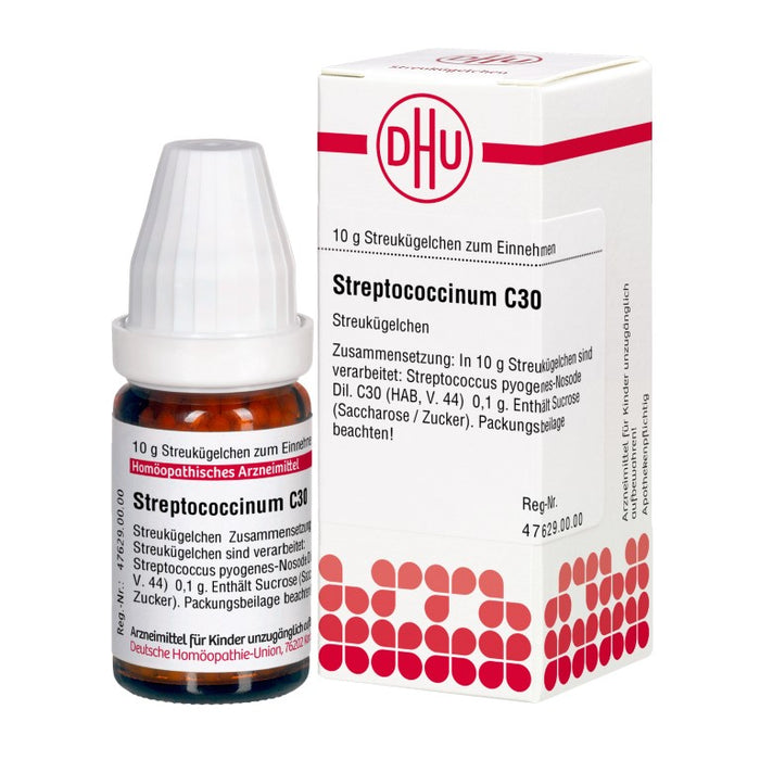 Streptococcinum C30 DHU Globuli, 10 g Globules