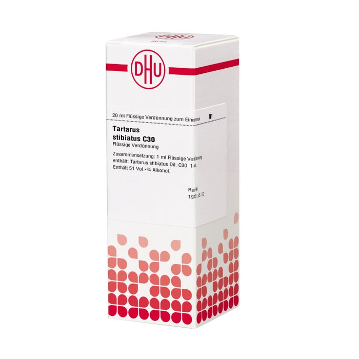 Tartarus stibiatus C30 DHU Dilution, 20 ml Solution
