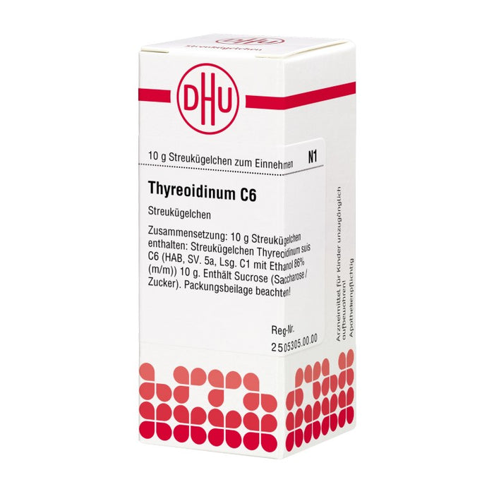 Thyreoidinum C6 DHU Globuli, 10 g Globules