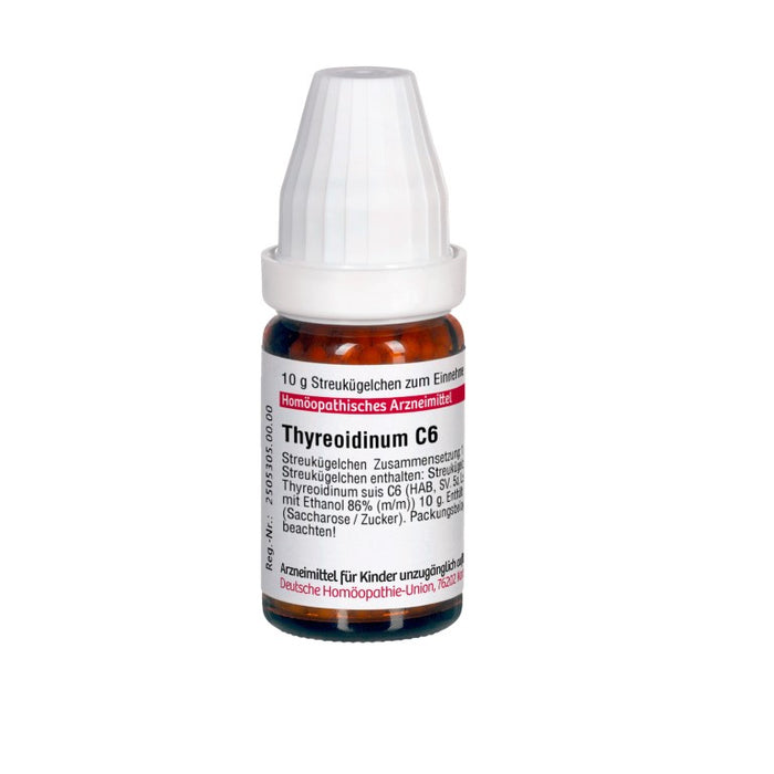 Thyreoidinum C6 DHU Globuli, 10 g Globules