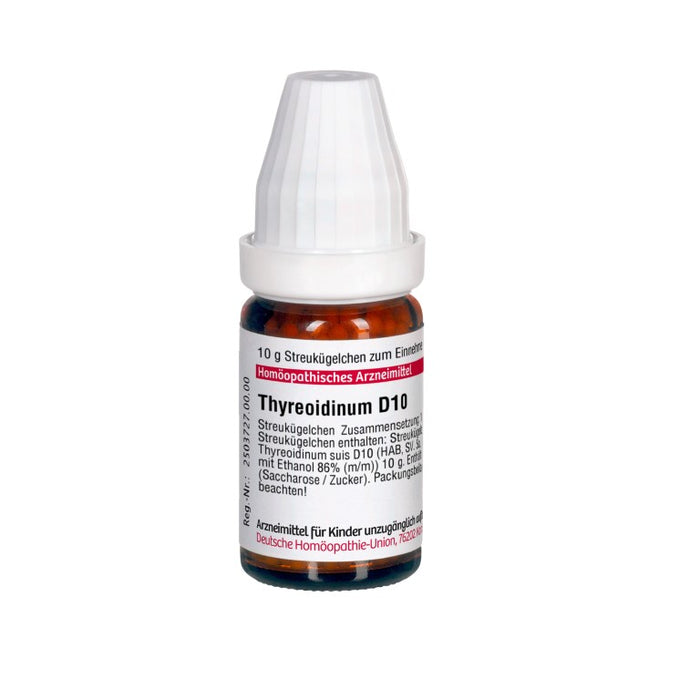 Thyreoidinum D10 DHU Globuli, 10 g Globules
