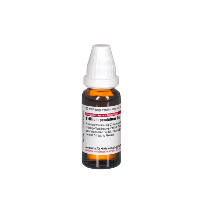 Trillium pendulum D6 DHU Dilution, 20 ml Solution