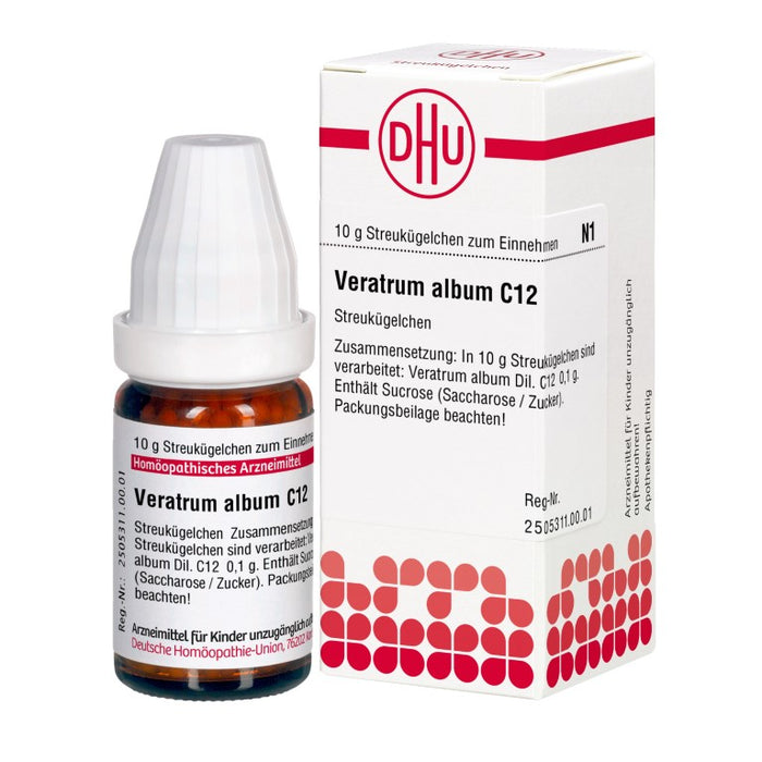 Veratrum album C12 DHU Globuli, 10 g Globules