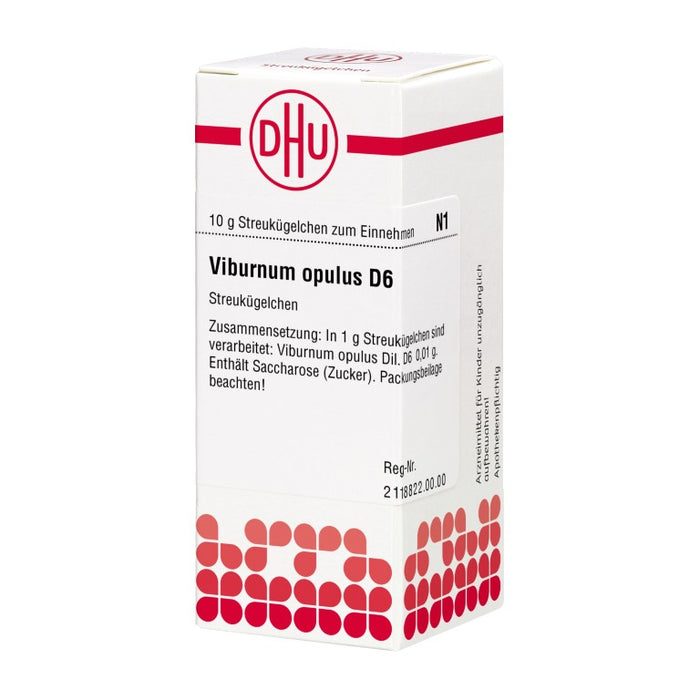 Viburnum opulus D6 DHU Globuli, 10 g Globules