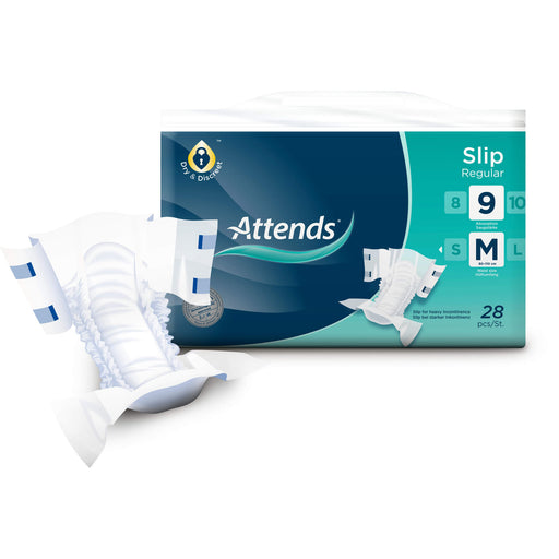 Attends Slip Regular 9 Medium, 28 St 
