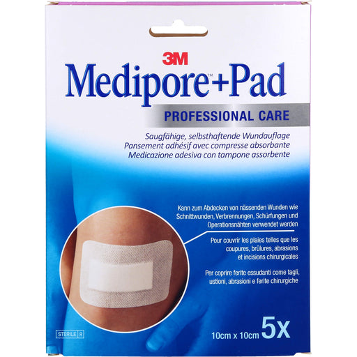 Medipore + Pad 10,0 cm x 10,0 cm, 5 St PFL