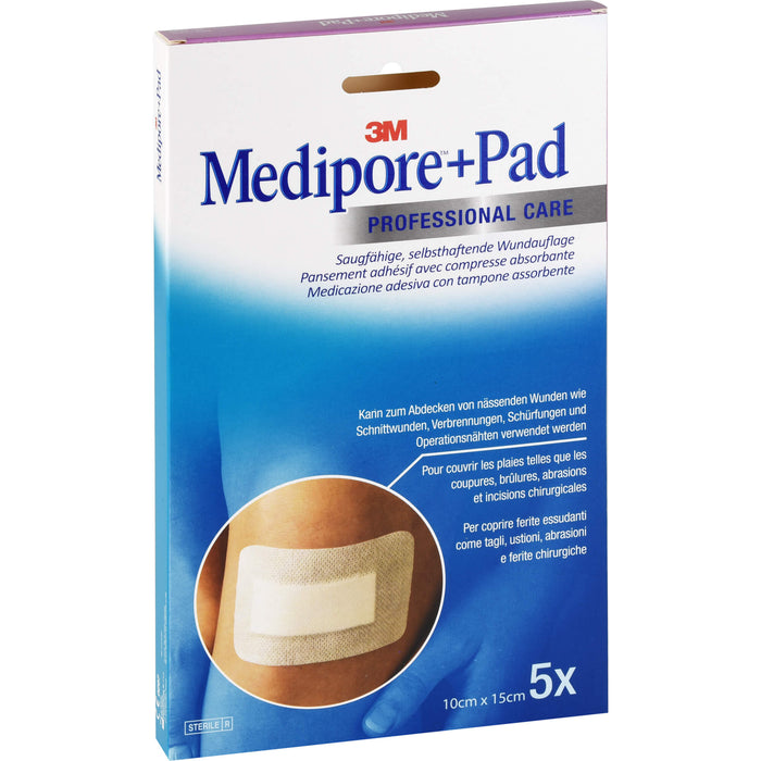 Medipore + Pad 10,0 cm x 15,0 cm, 5 pcs. Patch