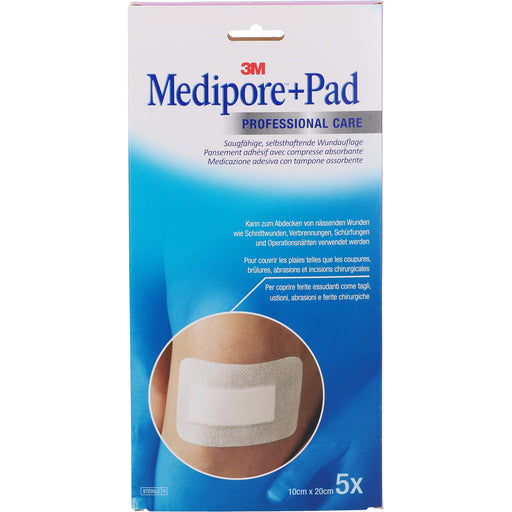 Medipore + Pad 10 cm x 20 cm, 5 St PFL