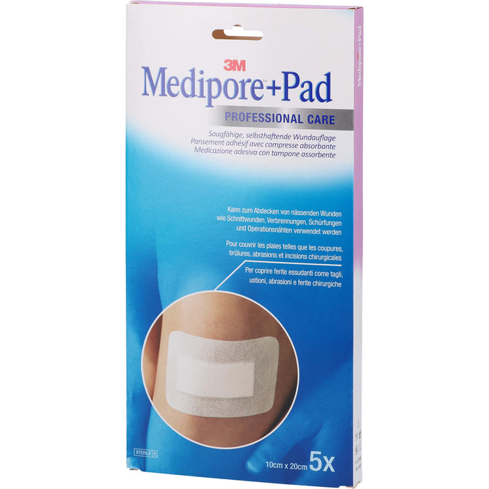Medipore + Pad 10 cm x 20 cm, 5 St PFL