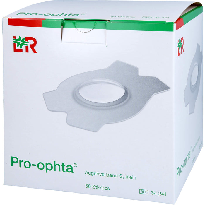 Pro Ophta Augenverband S klein, 50 pc pansement