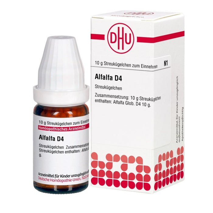 Alfalfa D4 DHU Globuli, 10 g Globules