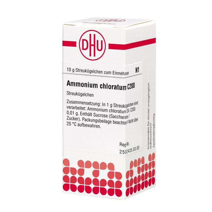 Ammonium chloratum C200 DHU Globuli, 10 g Globules