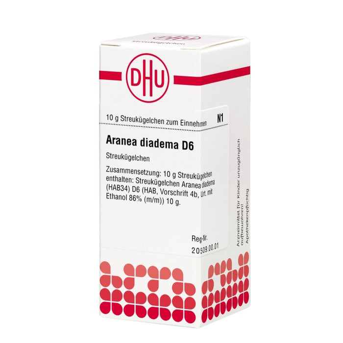 Aranea diadema D6 DHU Globuli, 10 g Globules