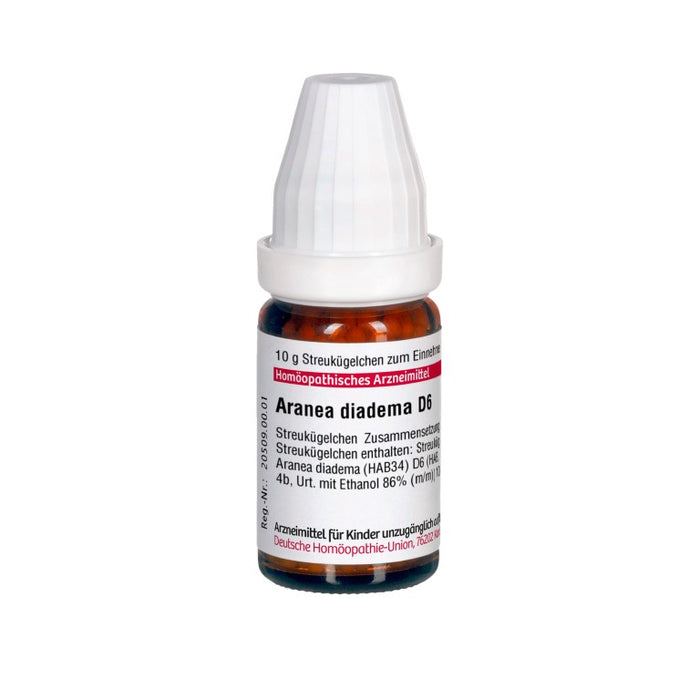 Aranea diadema D6 DHU Globuli, 10 g Globules