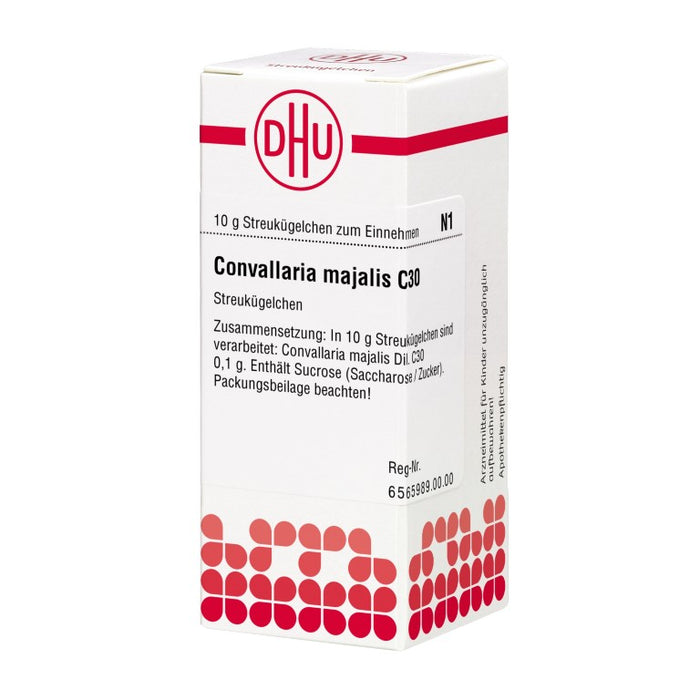 Convallaria majalis C30 DHU Globuli, 10 g Globules