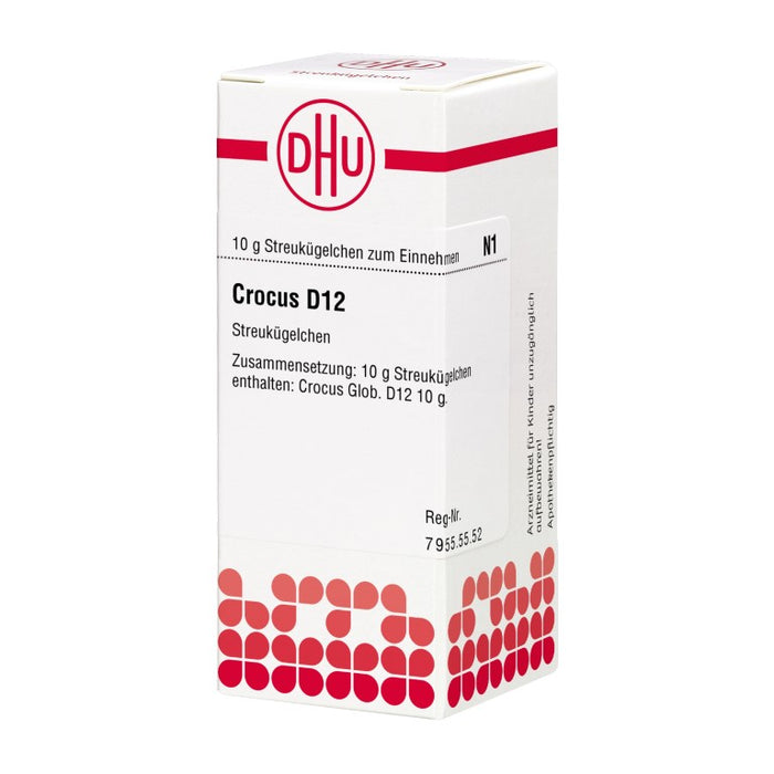 Crocus D12 DHU Globuli, 10 g Globules