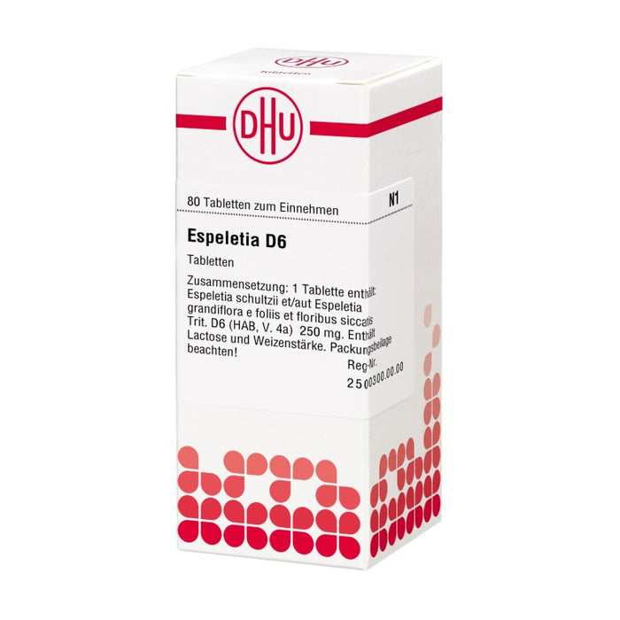 Espeletia D6 DHU Tabletten, 80 pcs. Tablets