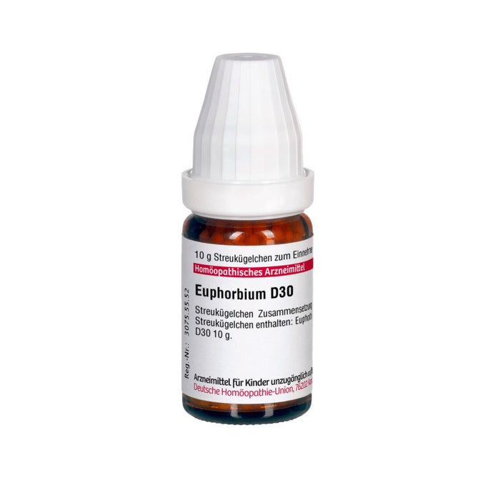Euphorbium D30 DHU Globuli, 10 g Globules