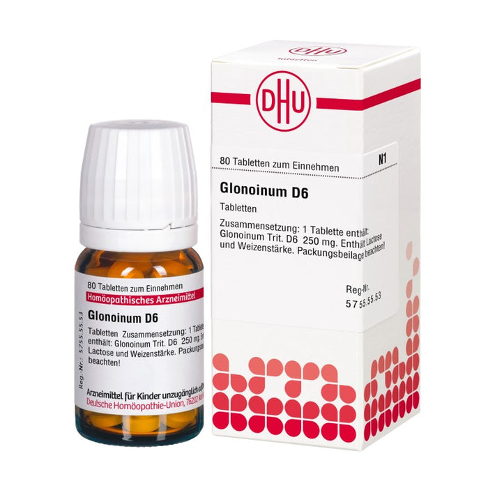 Glonoinum D6 DHU Tabletten, 80 pcs. Tablets