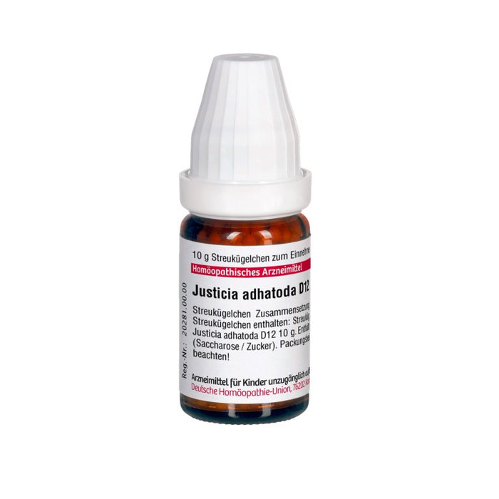 Justica adhatoda D12 DHU Globuli, 10 g Globules