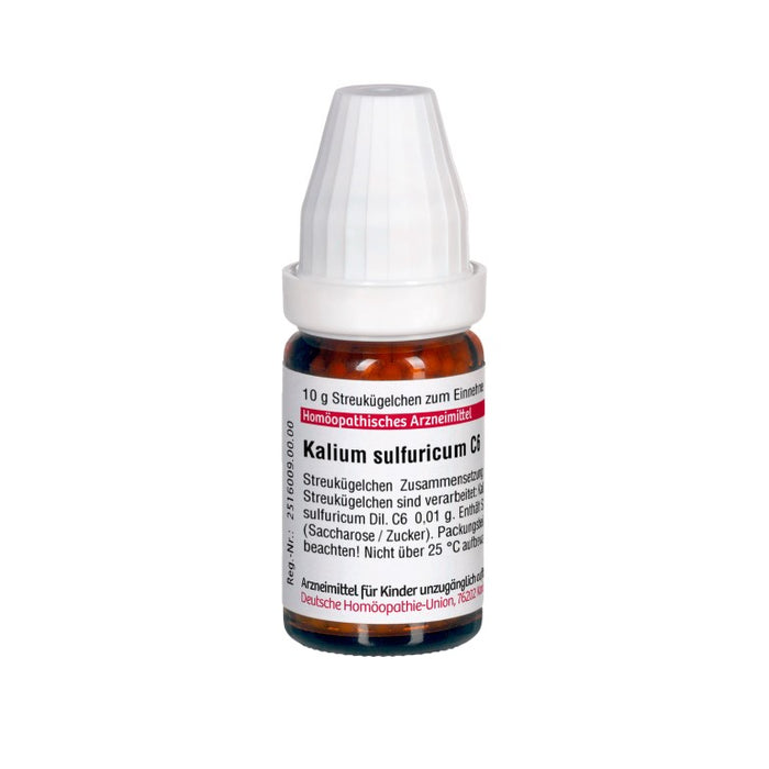 DHU Kalium sulfuricum C6 Streukügelchen, 10 g Globuli