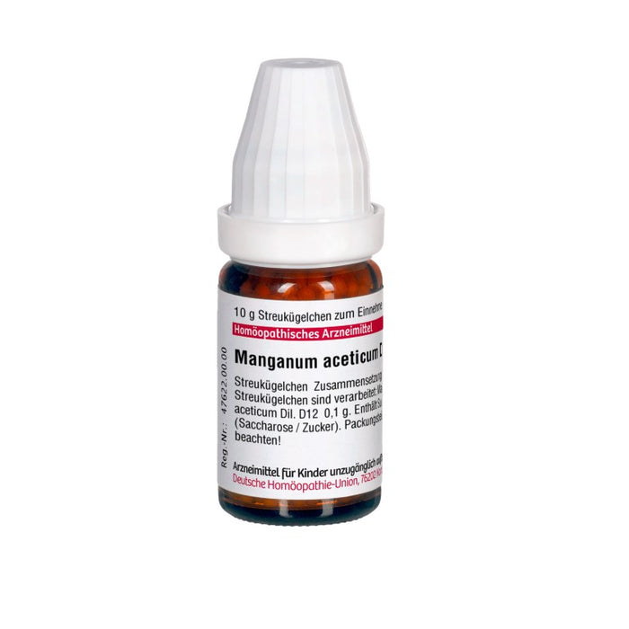 Manganum aceticum D12 DHU Globuli, 10 g Globules