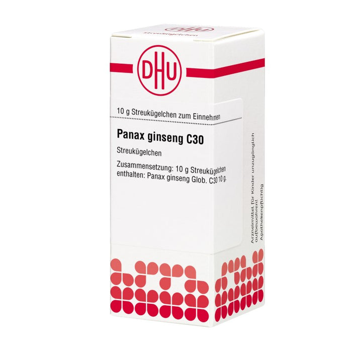 Panax ginseng C30 DHU Globuli, 10 g Globules