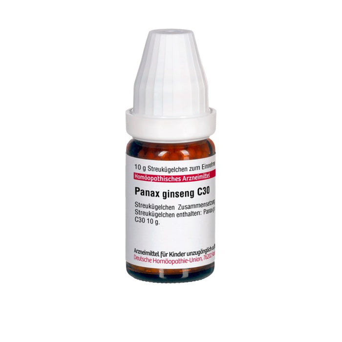 Panax ginseng C30 DHU Globuli, 10 g Globules