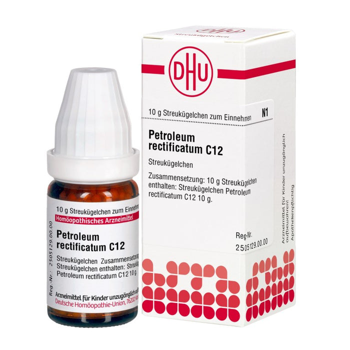 Petroleum rectificatum C12 DHU Globuli, 10 g Globules