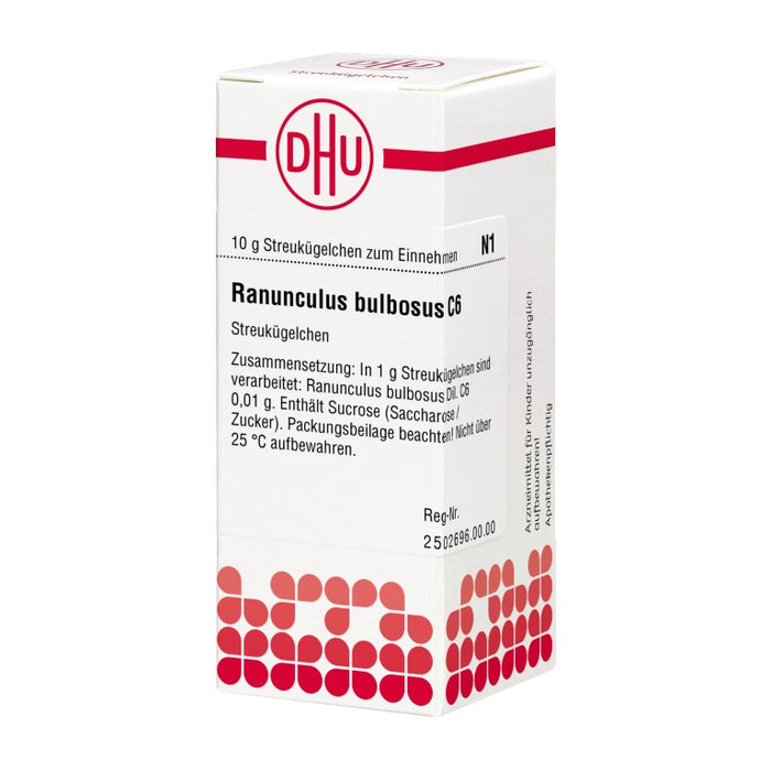 Ranunculus bulbosus C6 DHU Globuli, 10 g Globules