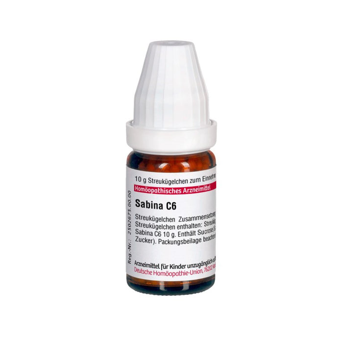 Sabina C6 DHU Globuli, 10 g Globules