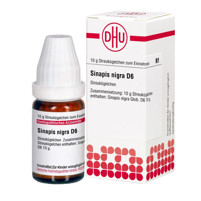Sinapis nigra D6 DHU Globuli, 10 g Globules