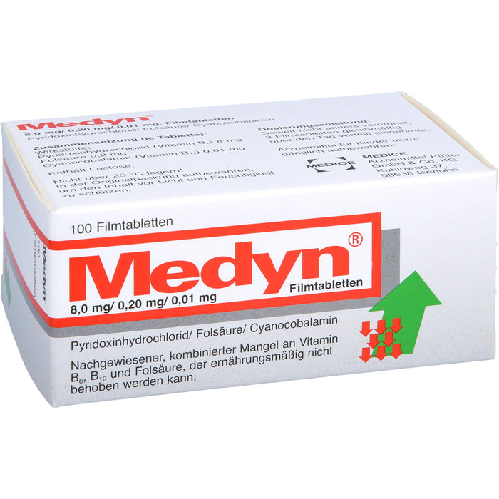 Medyn  8,0 mg/0,20 mg/0,01 mg, Filmtabletten, 100 St. Tabletten