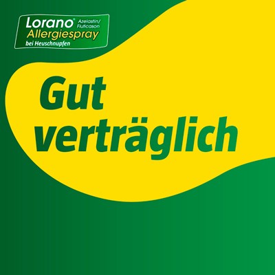 Lorano Azelastin/Fluticason Allergiespray bei Heuschnupfen, 1 pc Spray