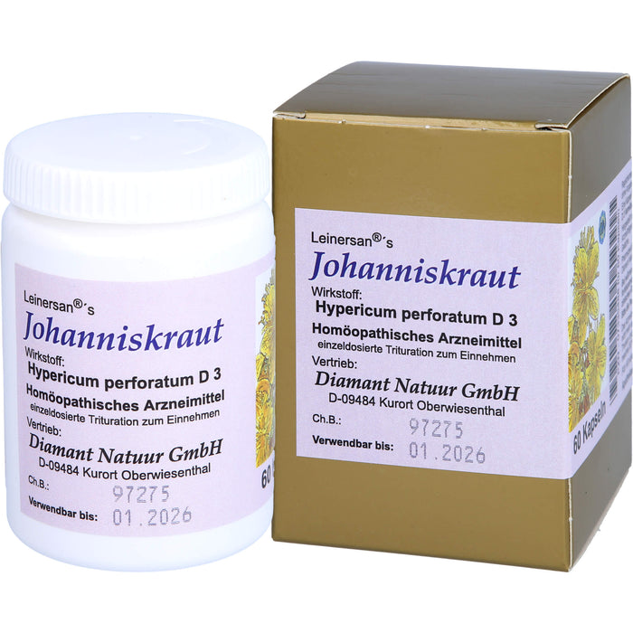 Diamant Natuur Johanniskraut Kapseln, 60 pcs. Capsules