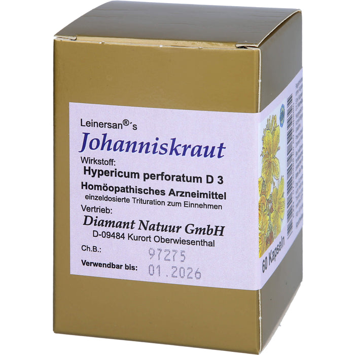 Diamant Natuur Johanniskraut Kapseln, 60 pc Capsules