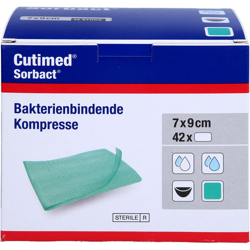 Cutimed Sorbact Kompressen 7x9cm, 42 St KOM