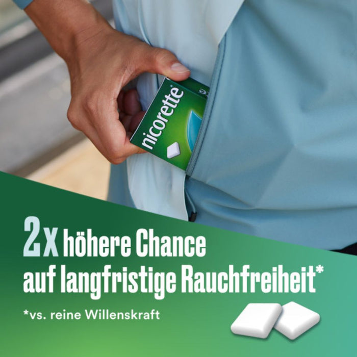 nicorette 2 mg whitemint Kaugummi für Raucher, 105 pcs. Chewing gum