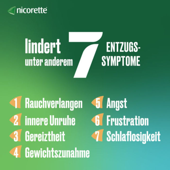 nicorette 2 mg whitemint Kaugummi für Raucher, 105 pc Gomme à mâcher