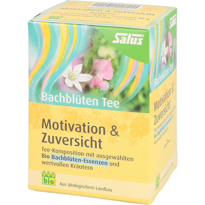 Salus Bachblüten Tee Motivation & Zuversicht bio, 15 pcs. Filter bag