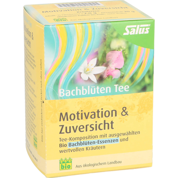 Salus Bachblüten Tee Motivation & Zuversicht bio, 15 St. Filterbeutel