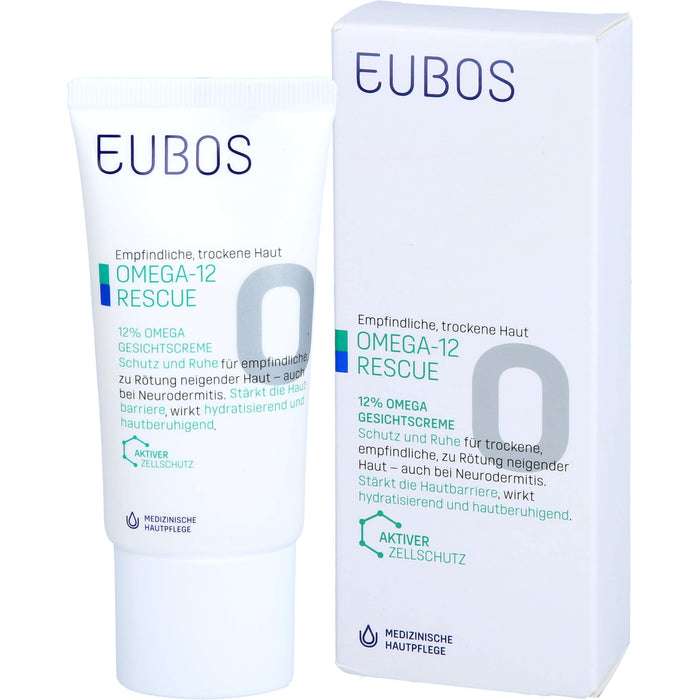 EUBOS Empfindliche Haut Omega 3-6-9 Gesichtscreme, 50 ml Crème