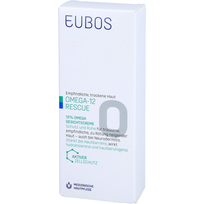 EUBOS Empfindliche Haut Omega 3-6-9 Gesichtscreme, 50 ml Crème