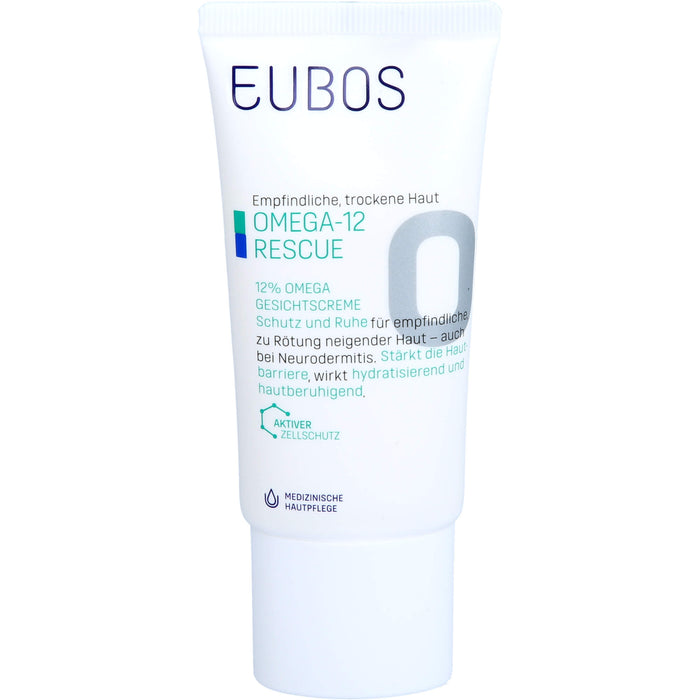 EUBOS Empfindliche Haut Omega 3-6-9 Gesichtscreme, 50 ml Creme