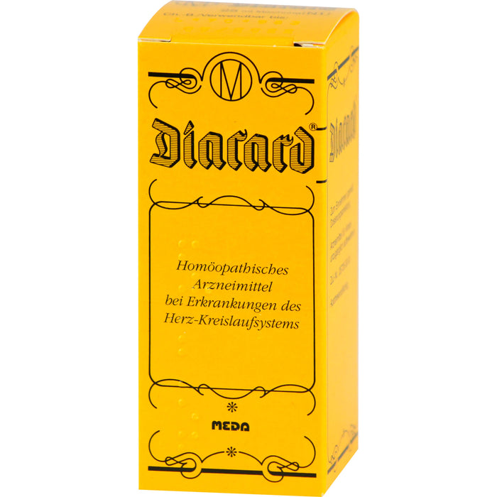 Diacard Mischung bei Erkrankungen des Herz-Kreislaufsystems, 25 ml Solution